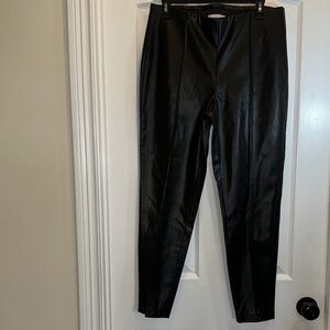 New Directions Black Textured Pants